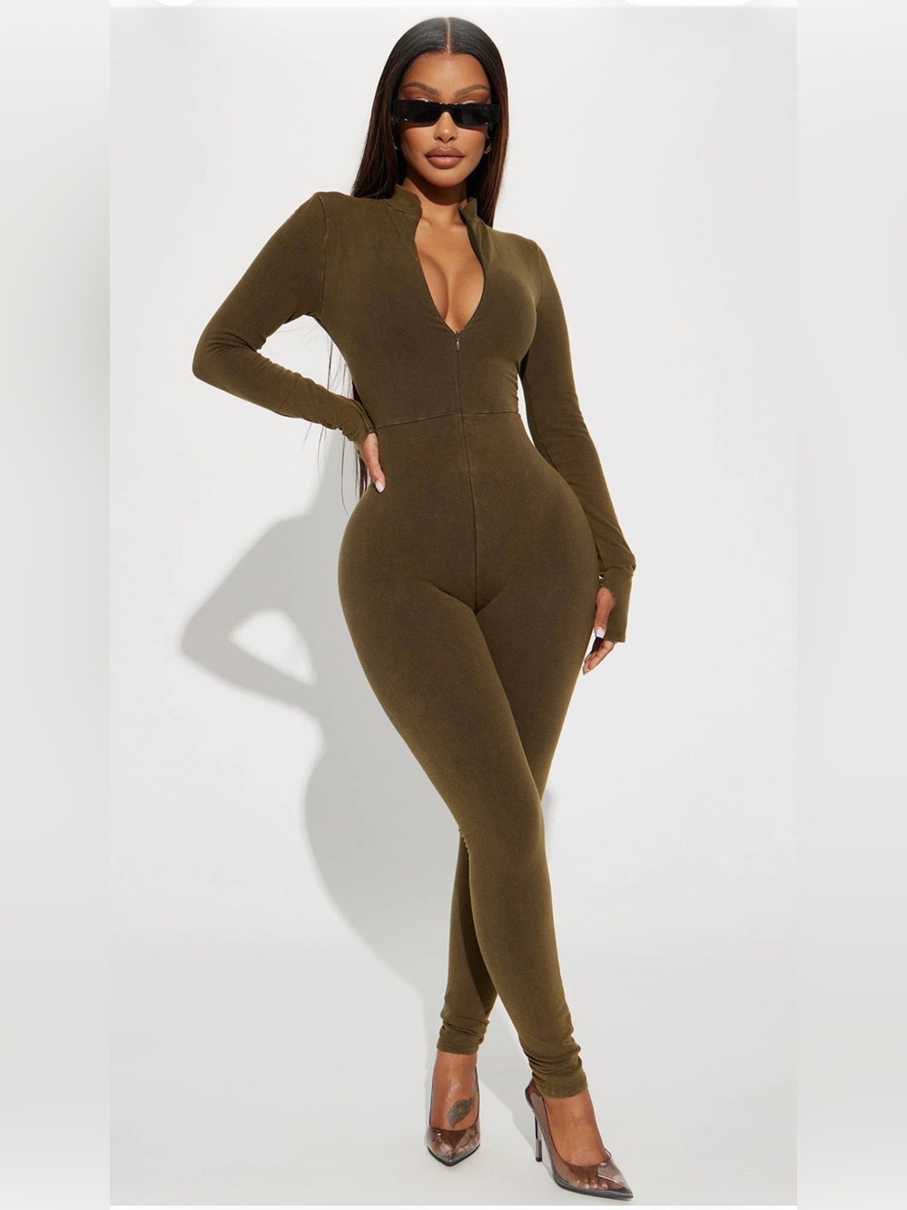 Sydney Mineral Wash Jumpsuit (XL)